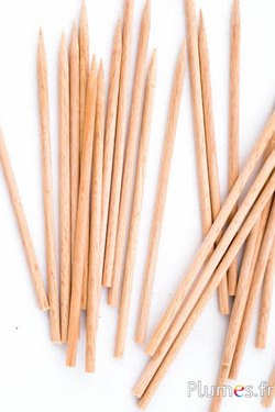 Baguettes en bois - 10 cm - naturel